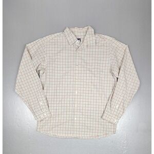 Patagonia Button Up‎ Shirt Mens Medium Plaid Organic Cotton Hiking Outdoor